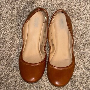 Mossimo Supply Co. Brown Leather Flats